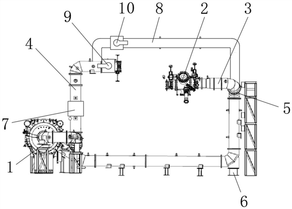 Marine diesel engine SCR system workshop arrangement structure