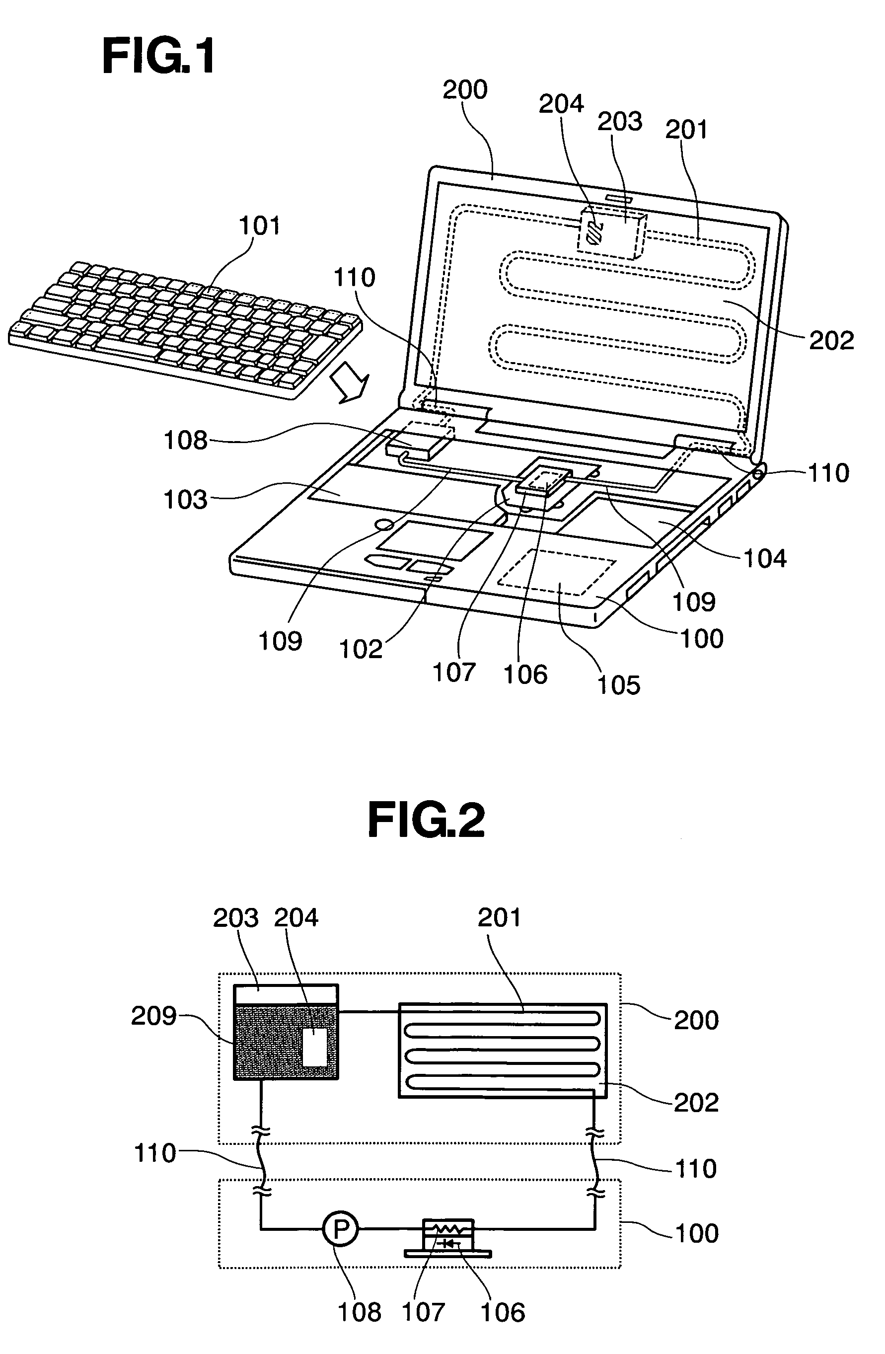 Liquid cooling system and an electronic apparatus applying the same therein