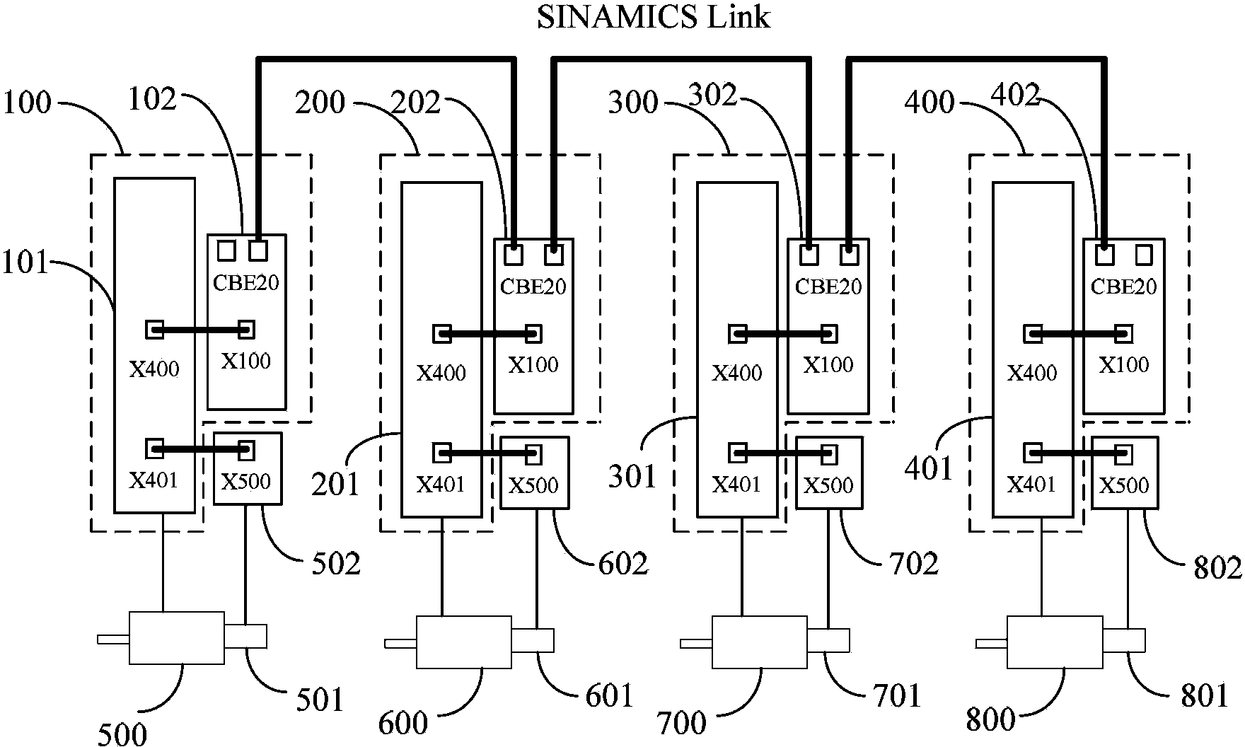 Master-slave control method for converter tilting frequency conversion system