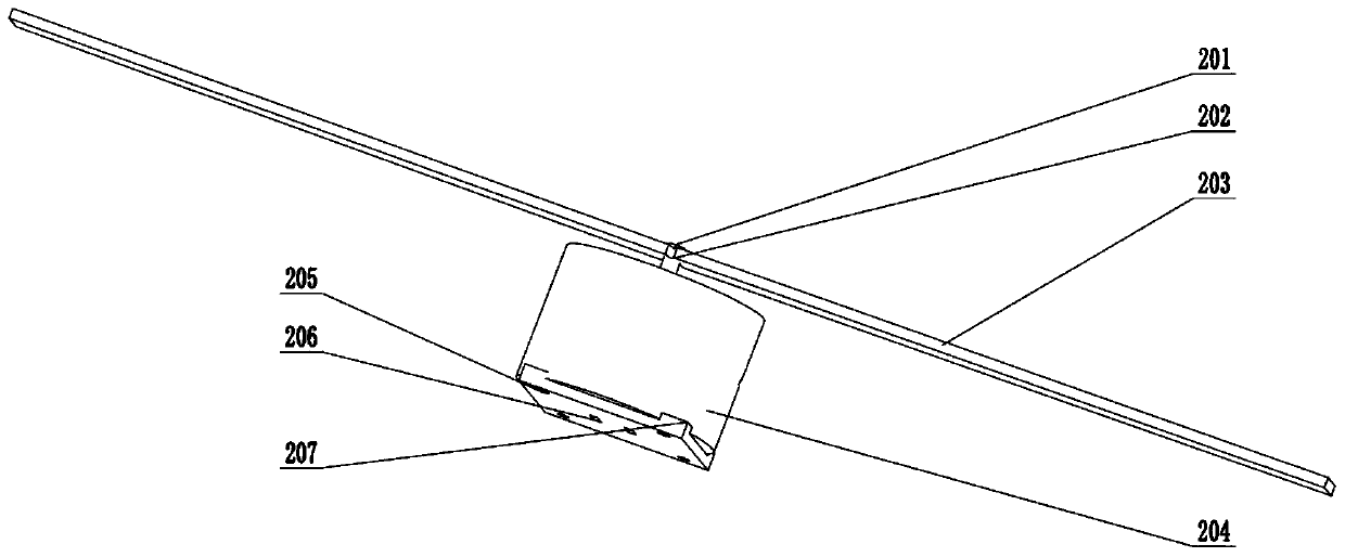 Device for arm folding and turning of multi-rotorcraft