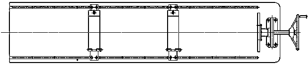 Abutting joint device of two-stage engine combustion chamber