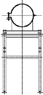 Abutting joint device of two-stage engine combustion chamber