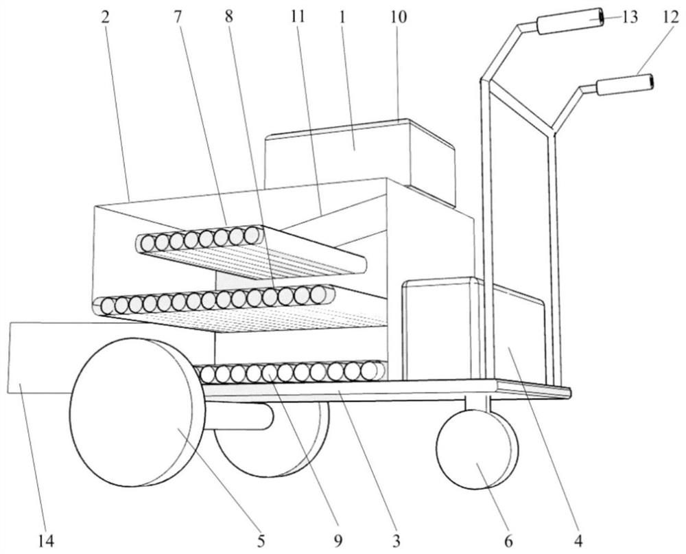 Device, fresh-keeping storage and transportation vehicle and fresh-keeping method for surrounding type dielectric barrier discharge (DBD) low-temperature plasmas