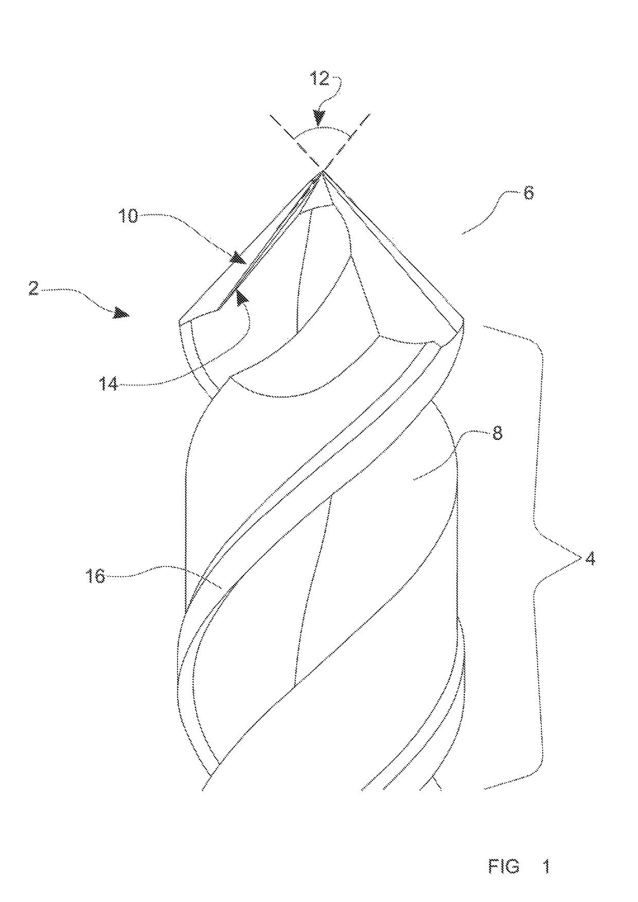 Twist drill and method of drilling composite materials, use and method regrinding and manufacturing thereof