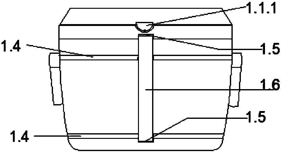 Heat preservation box for food distribution