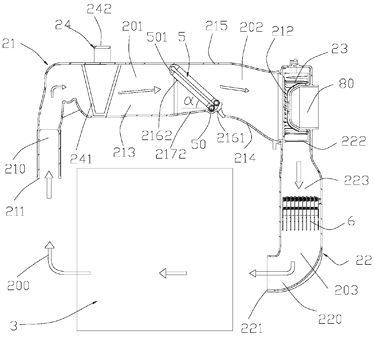 Drying system and clothes drying device
