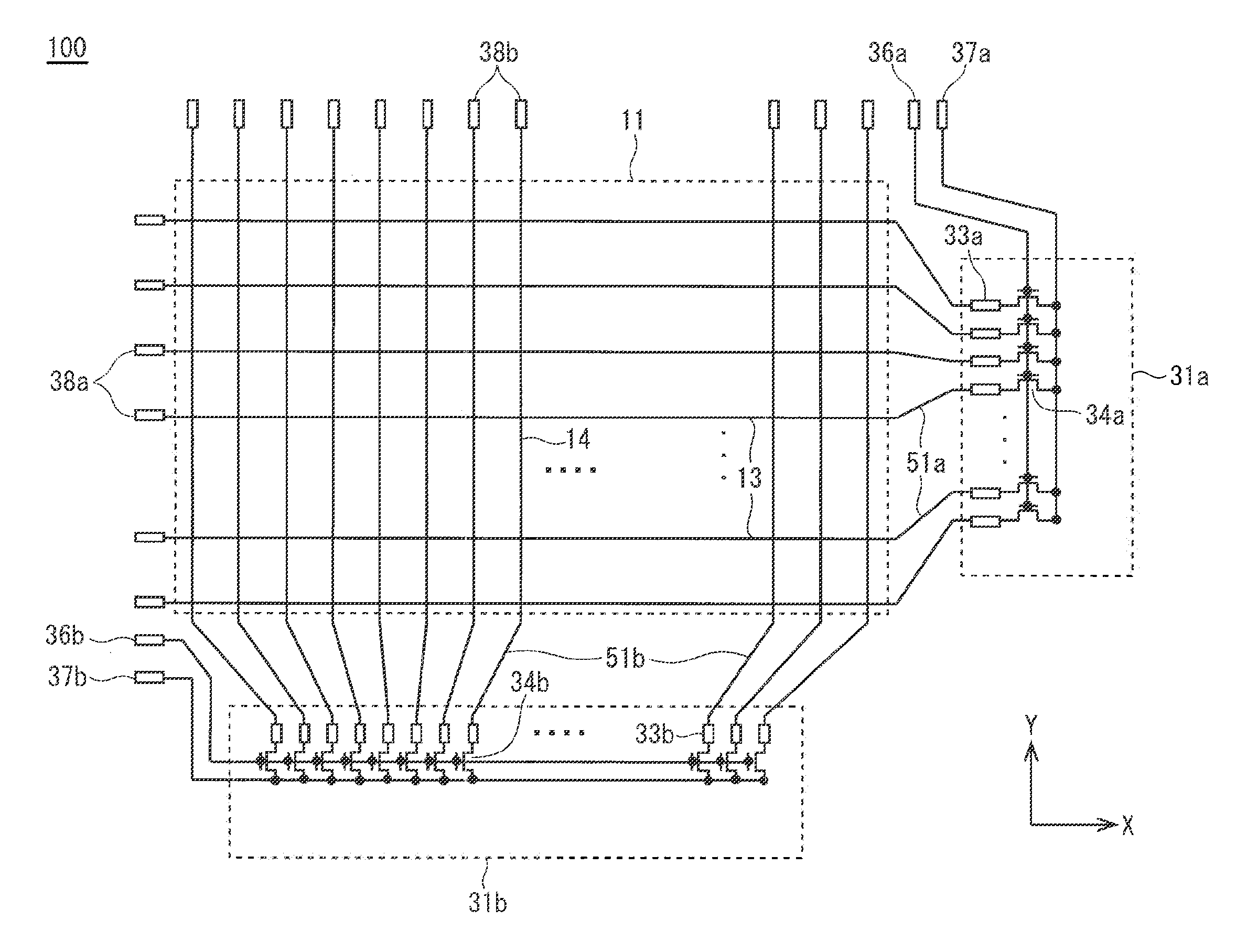 Array substrate, method of disconnection inspecting gate lead wire and source lead wire in the array substrate, method of inspecting the array substrate, and liquid crystal display device