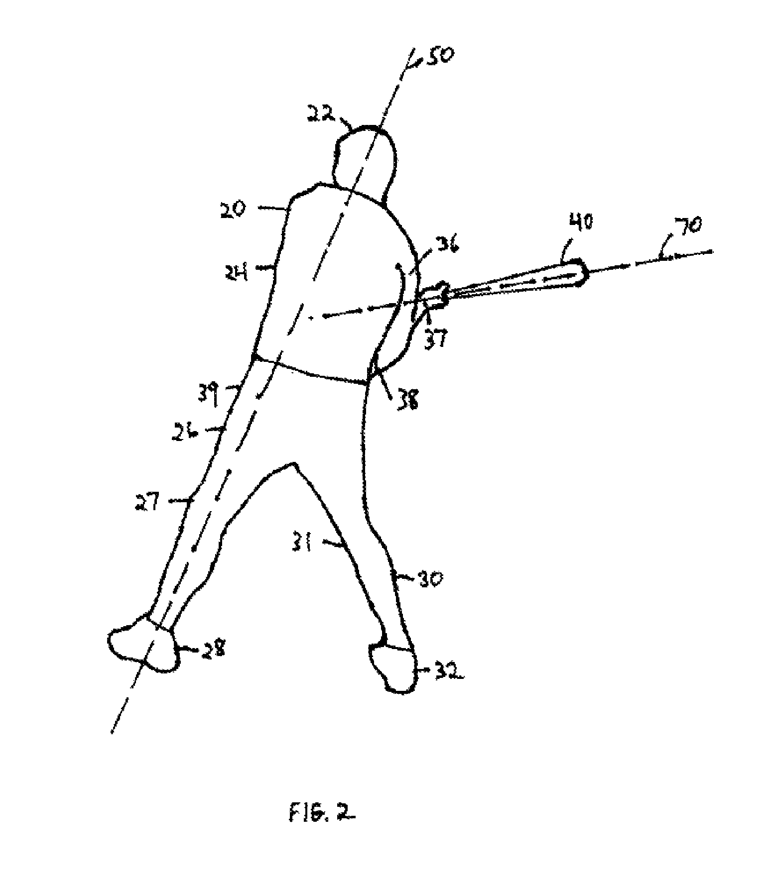Training device and pivotal swing method for improving accuracy of hitting a ball with a bat