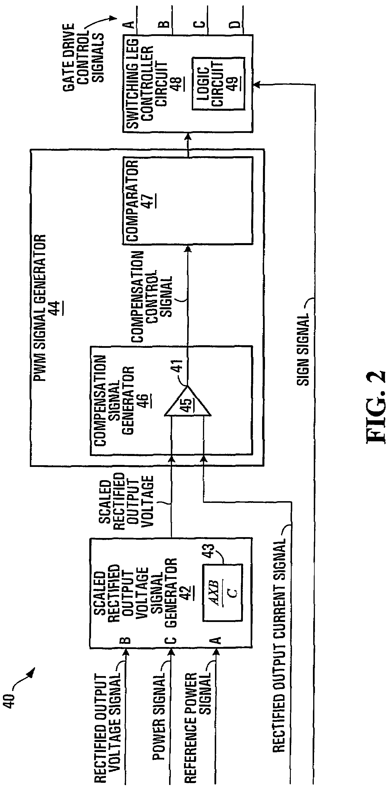 Output power factor control of pulse-width modulated inverter