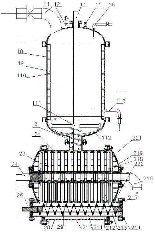 A disc filter press device