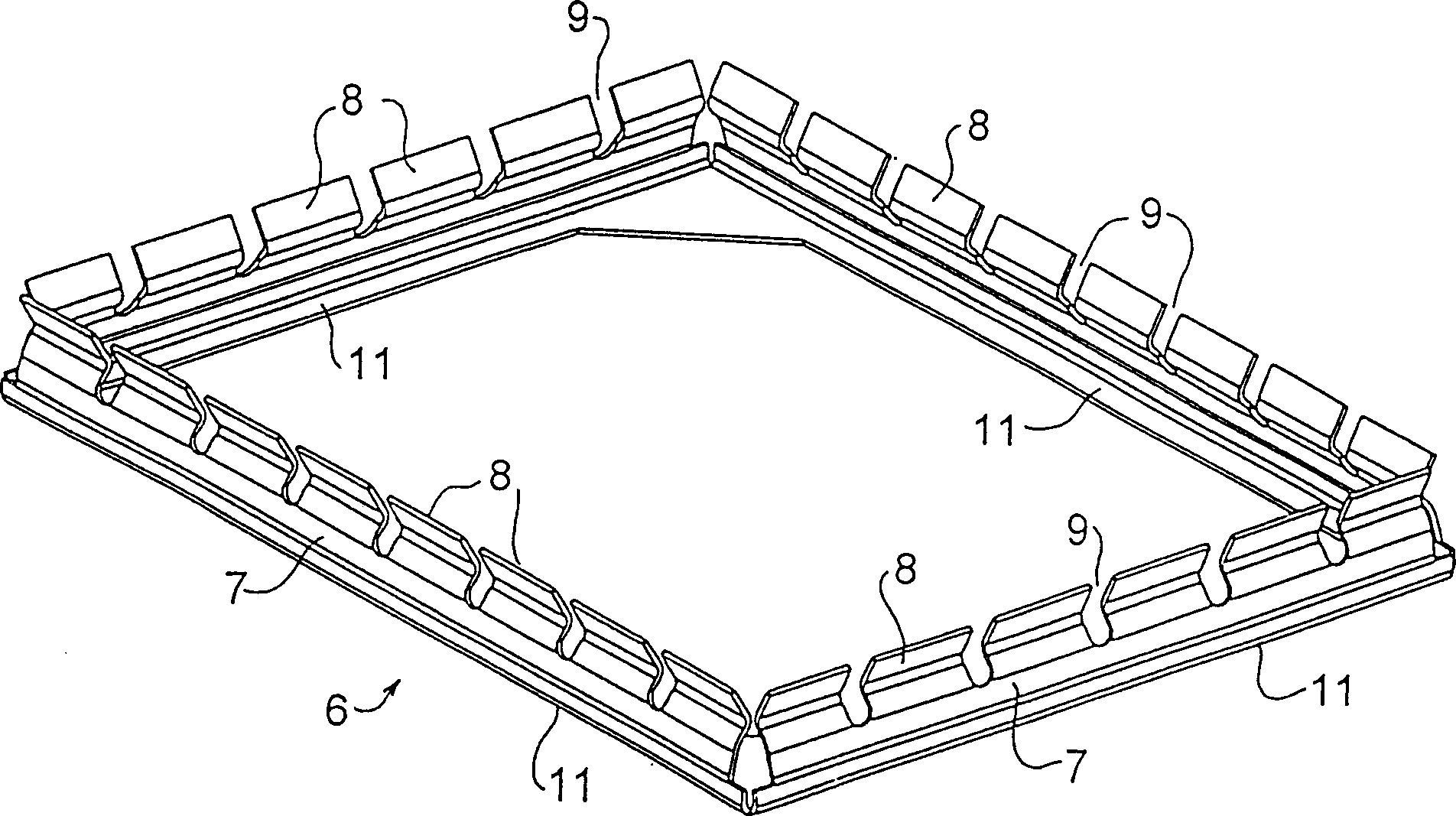 Two-part electromagnetic radiation shielding device for mounting printed circuit board