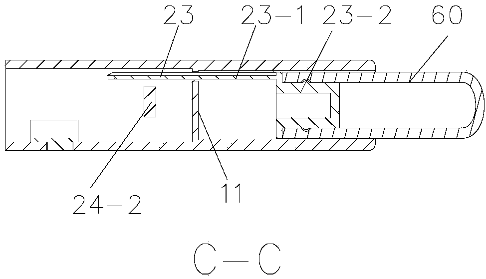 Blood drawing pen with needle withdrawing function and assembling method