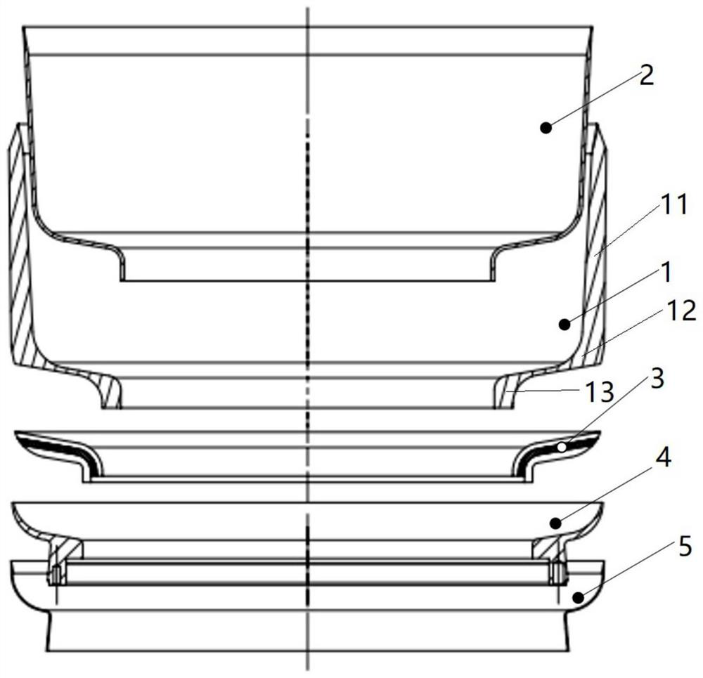 A composite material solid rocket motor insulation layer structure and its preparation method