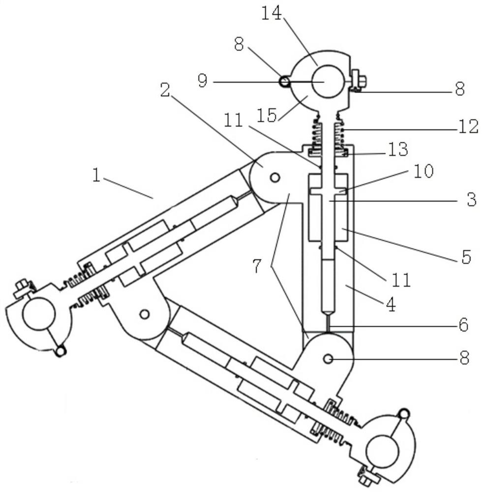 Self-adaptive damping spacer