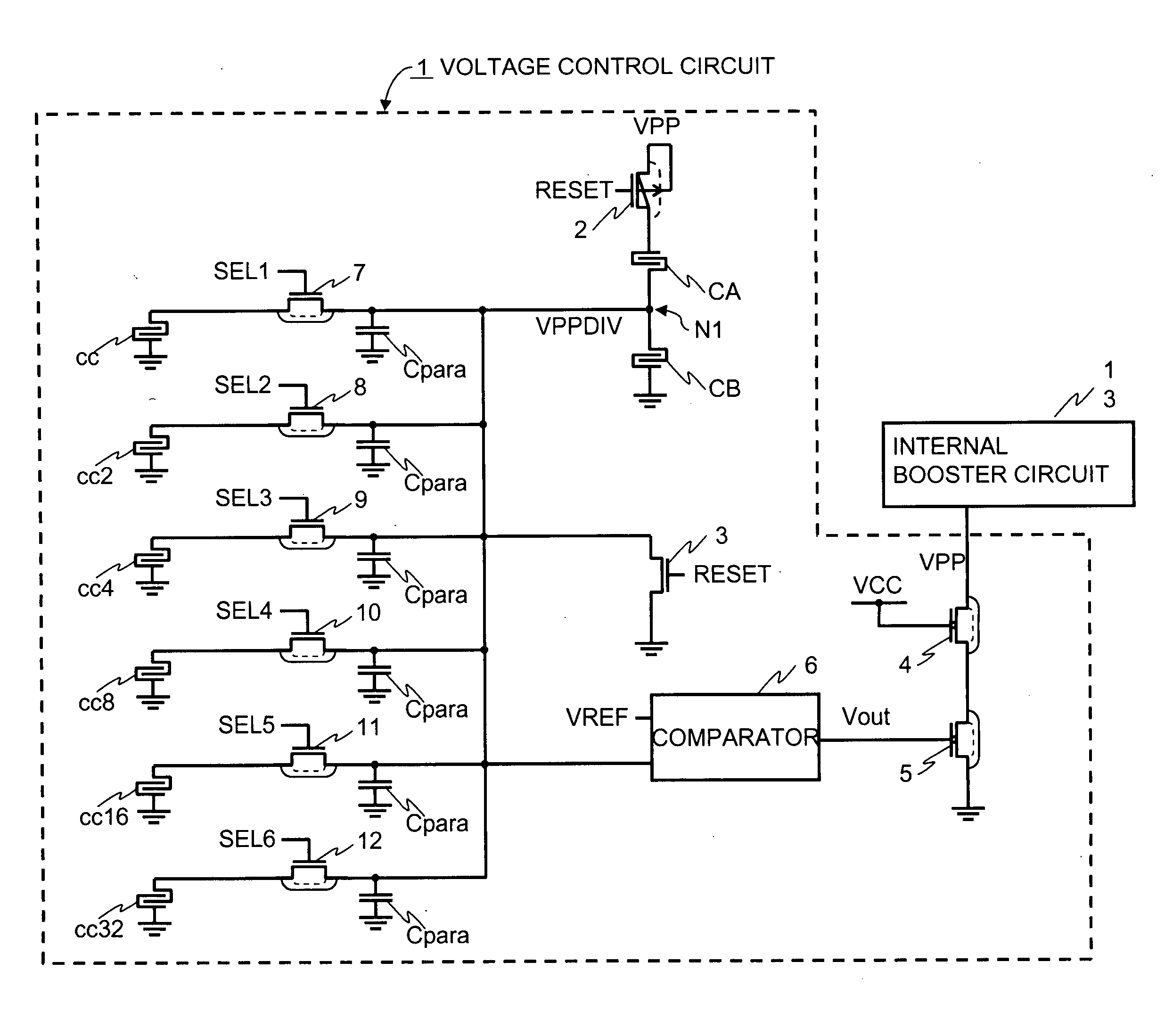 Voltage control circuit and semiconductor device