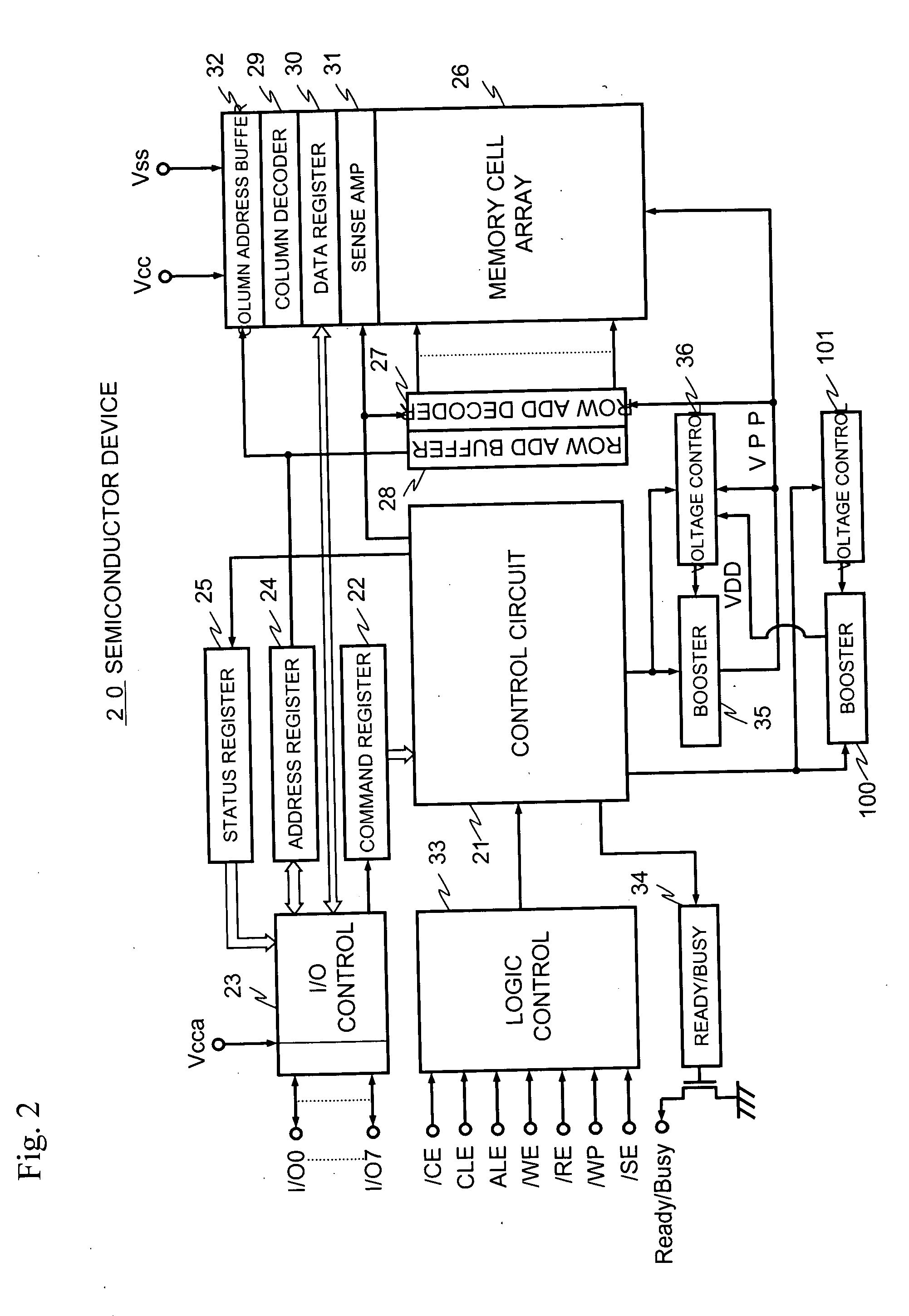 Voltage control circuit and semiconductor device