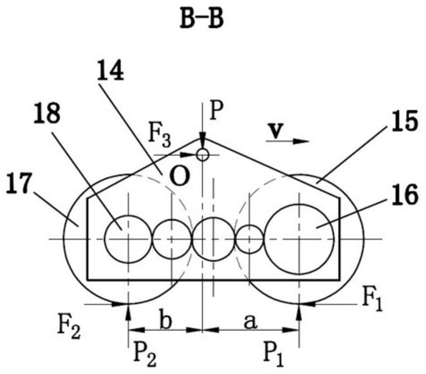 A simulation test device and method for research on tire-road friction process
