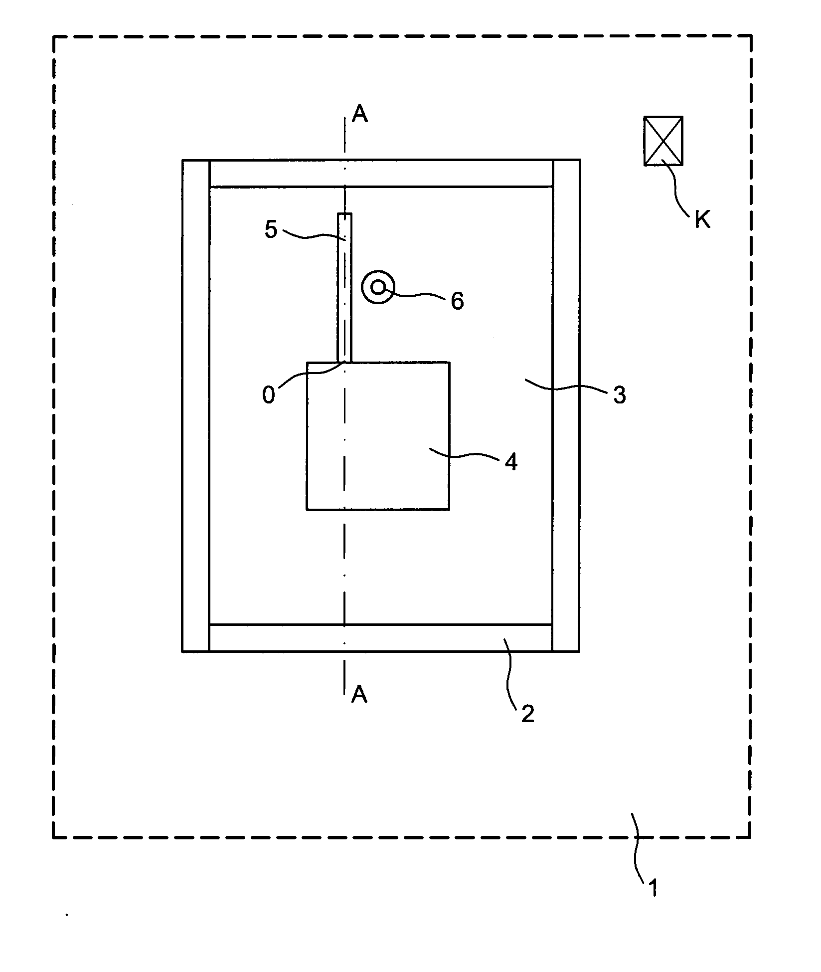 Count rate measurement device and associated fission chamber calibration device