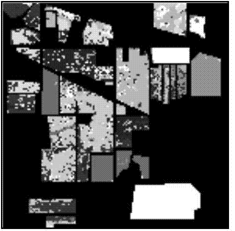 Hyperspectral semi-supervised classification method based on space-spectral information