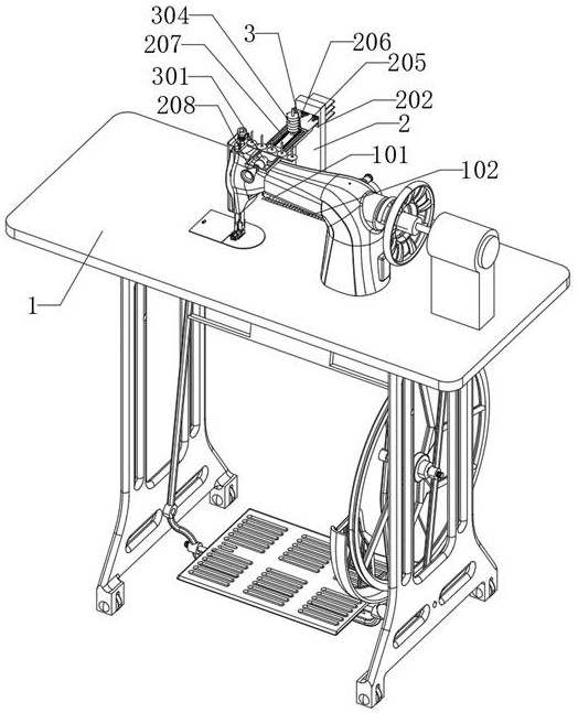 An automatic sewing machine based on anti-broken thread for cloth textiles