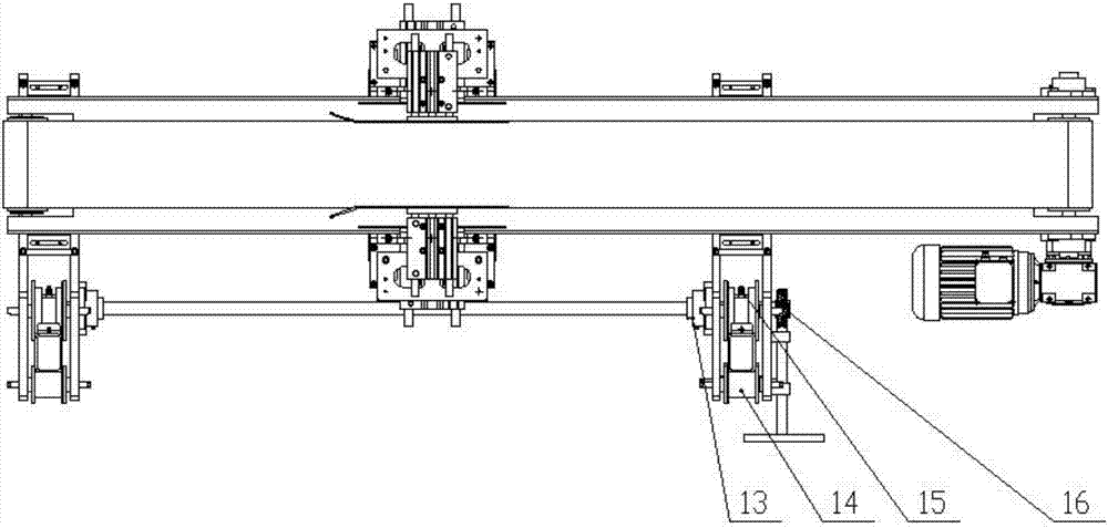 Height adjustable shaping bag feeding device