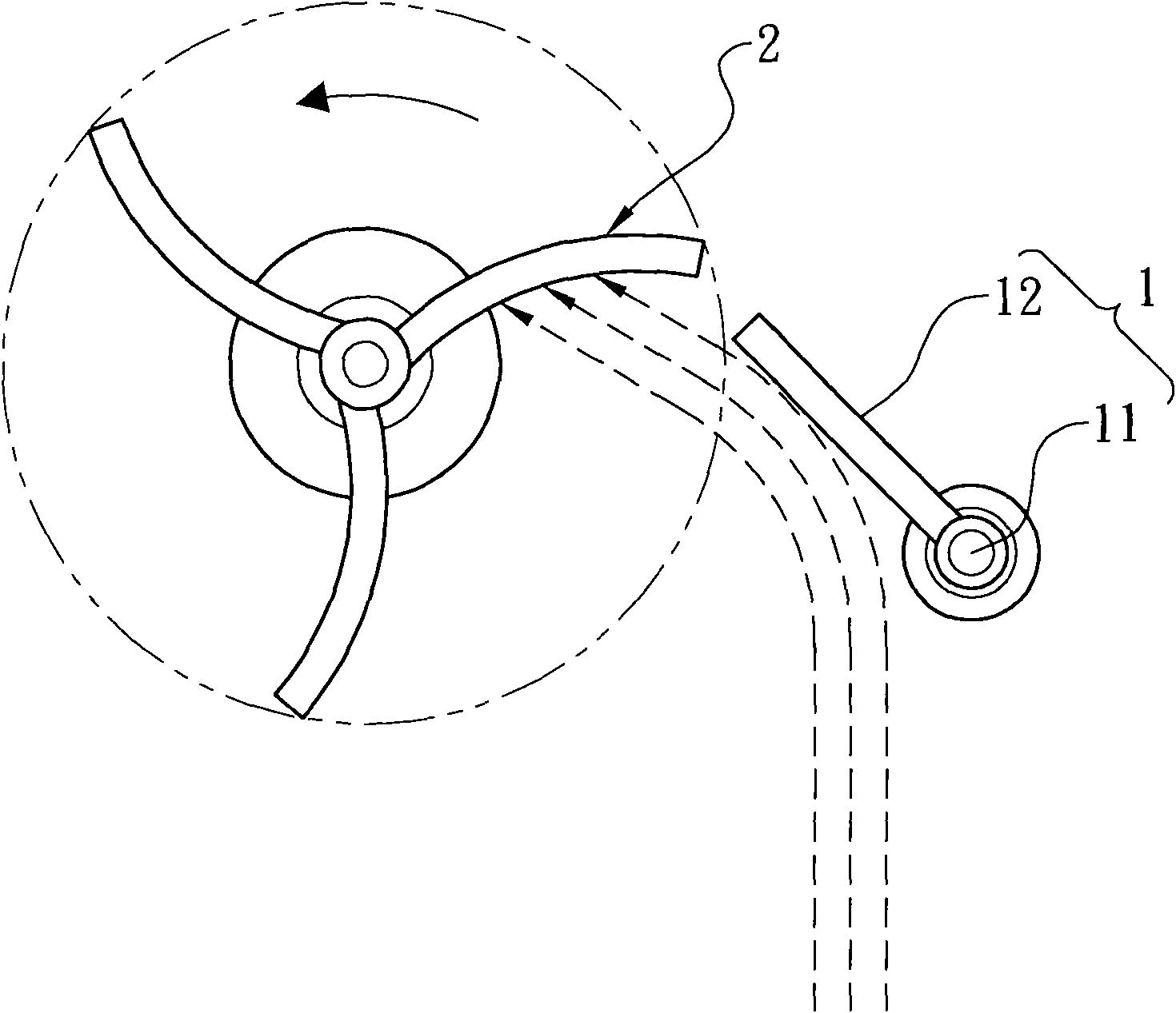 Wind-guiding device for vertical spindled windmill generator