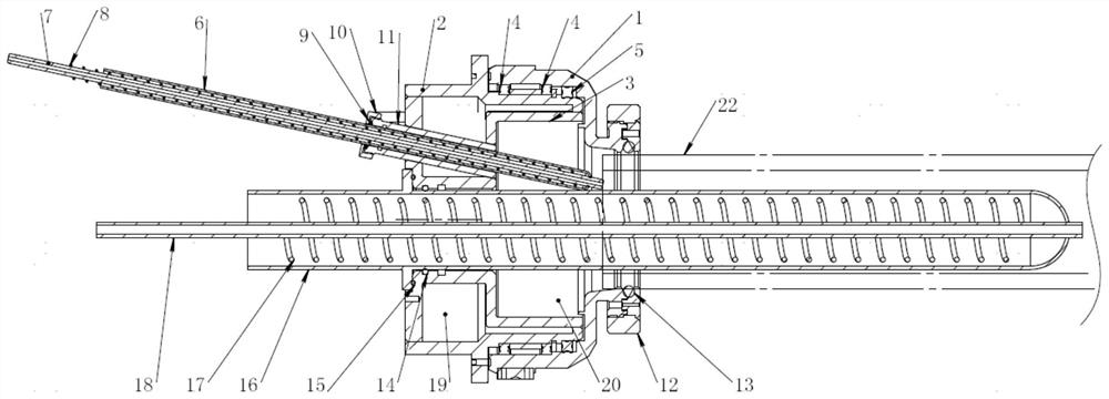 A kind of pcvd lathe multi-channel rotary chuck