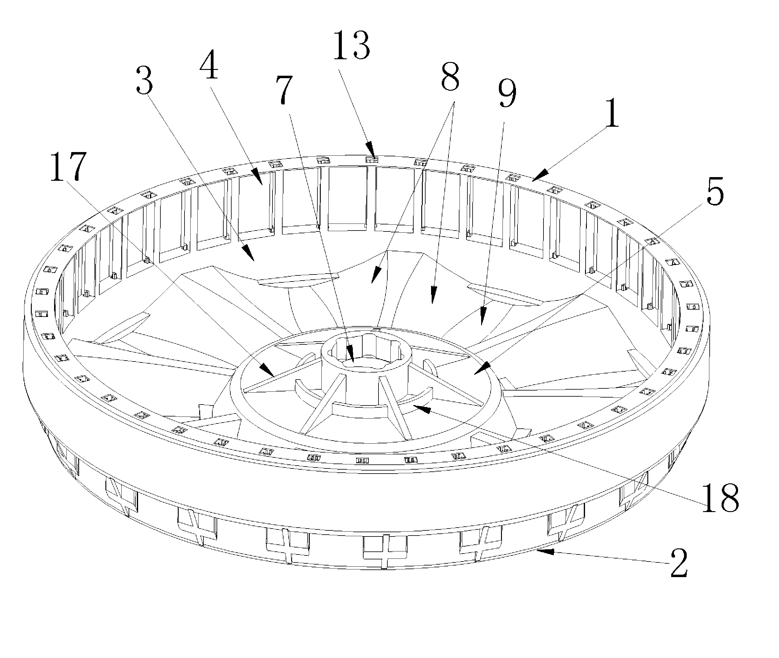 Rotor for a direct current drive motor and a method for producing the same