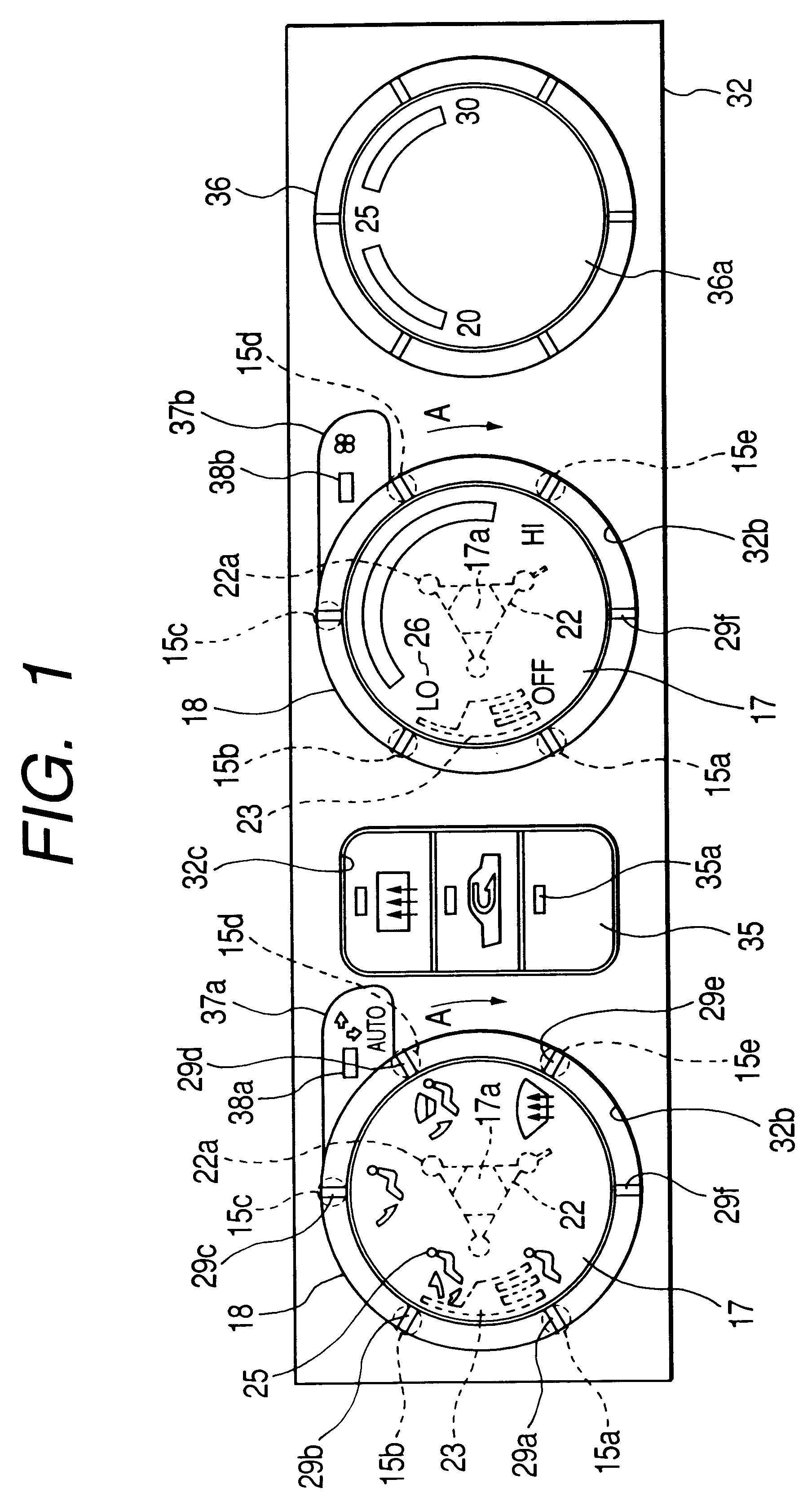 Dial operating device