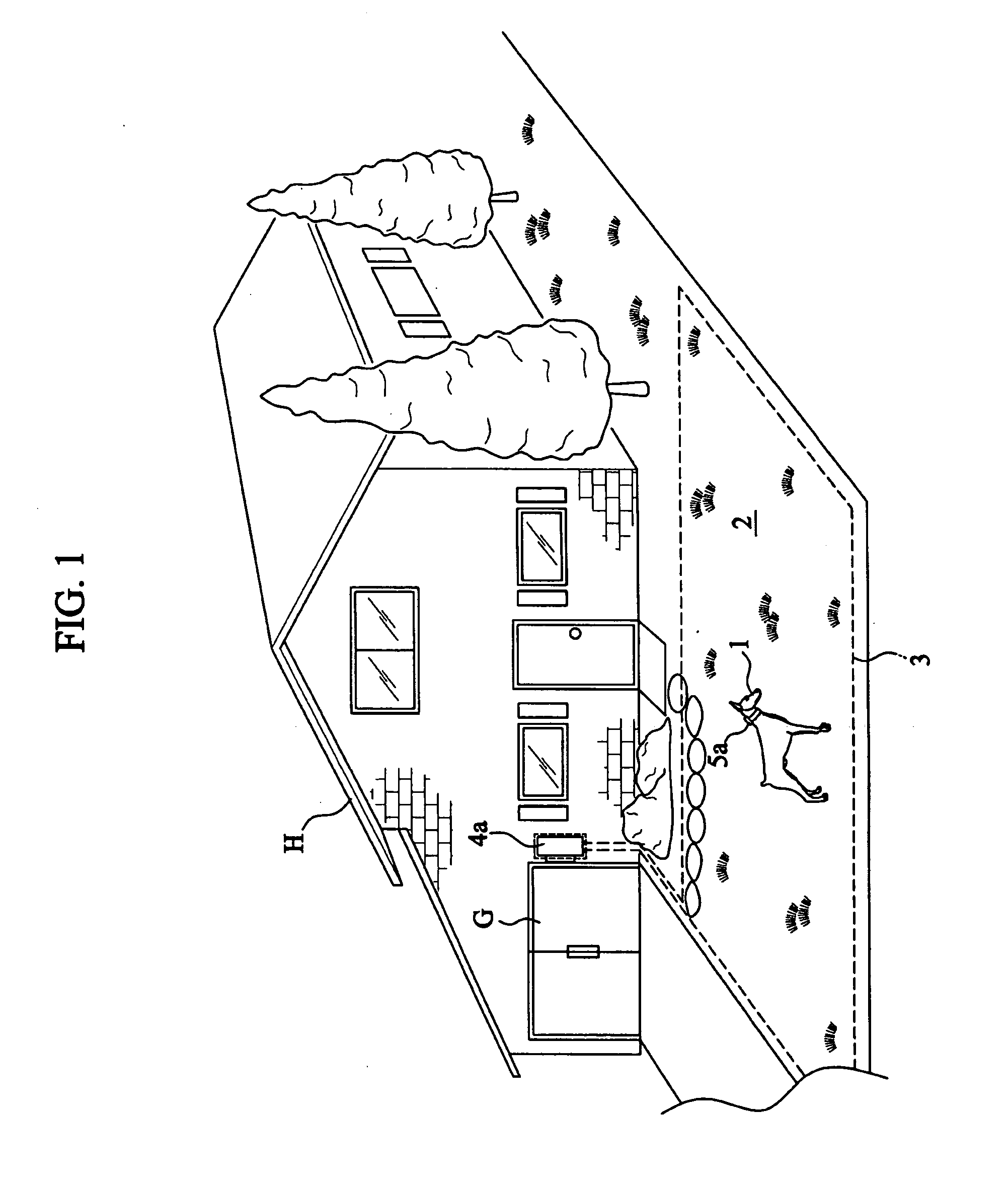 Electronic fence system and controlling method thereof