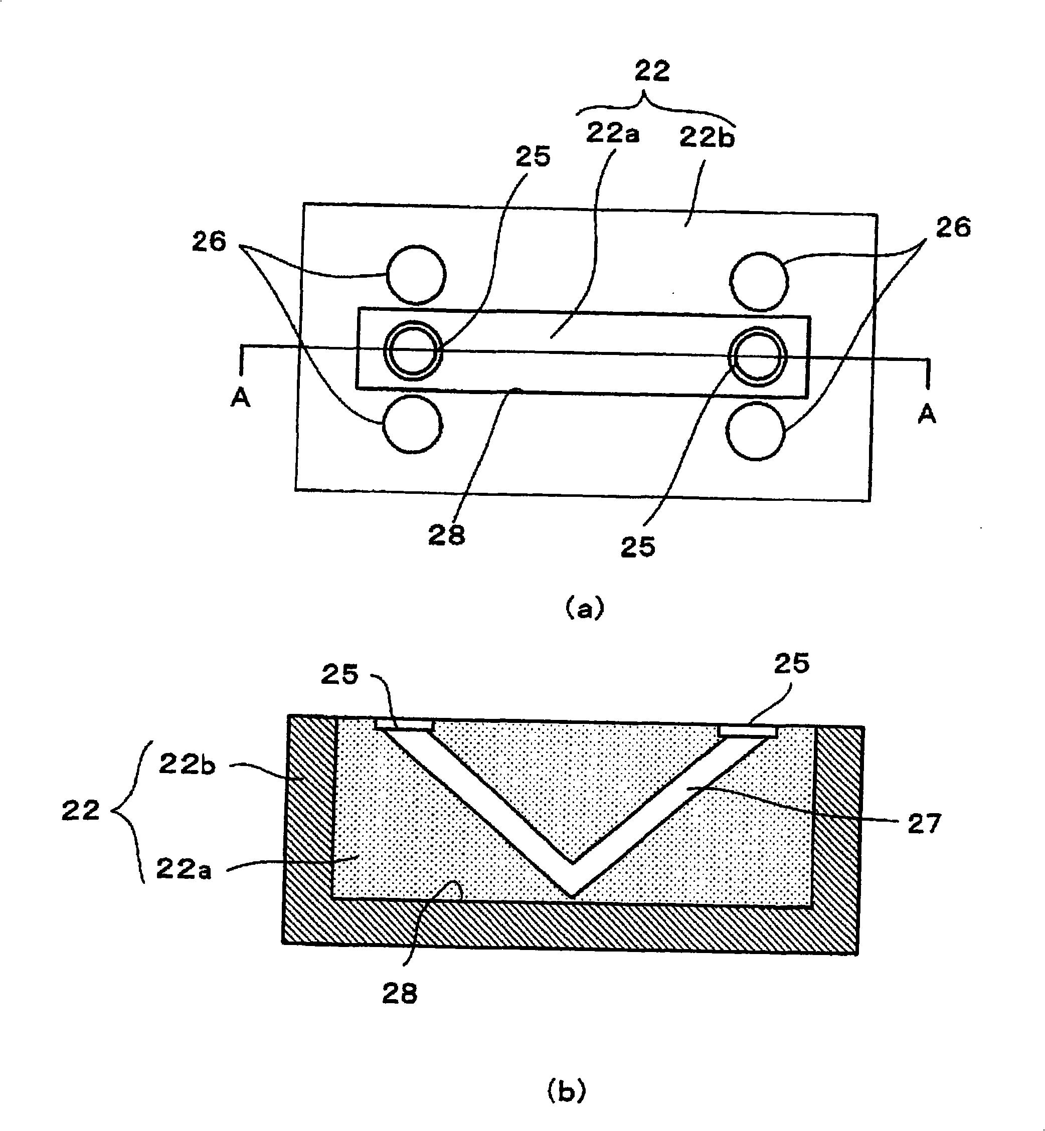 Gas supply device, semiconductor manufacturing device and component for gas supply device