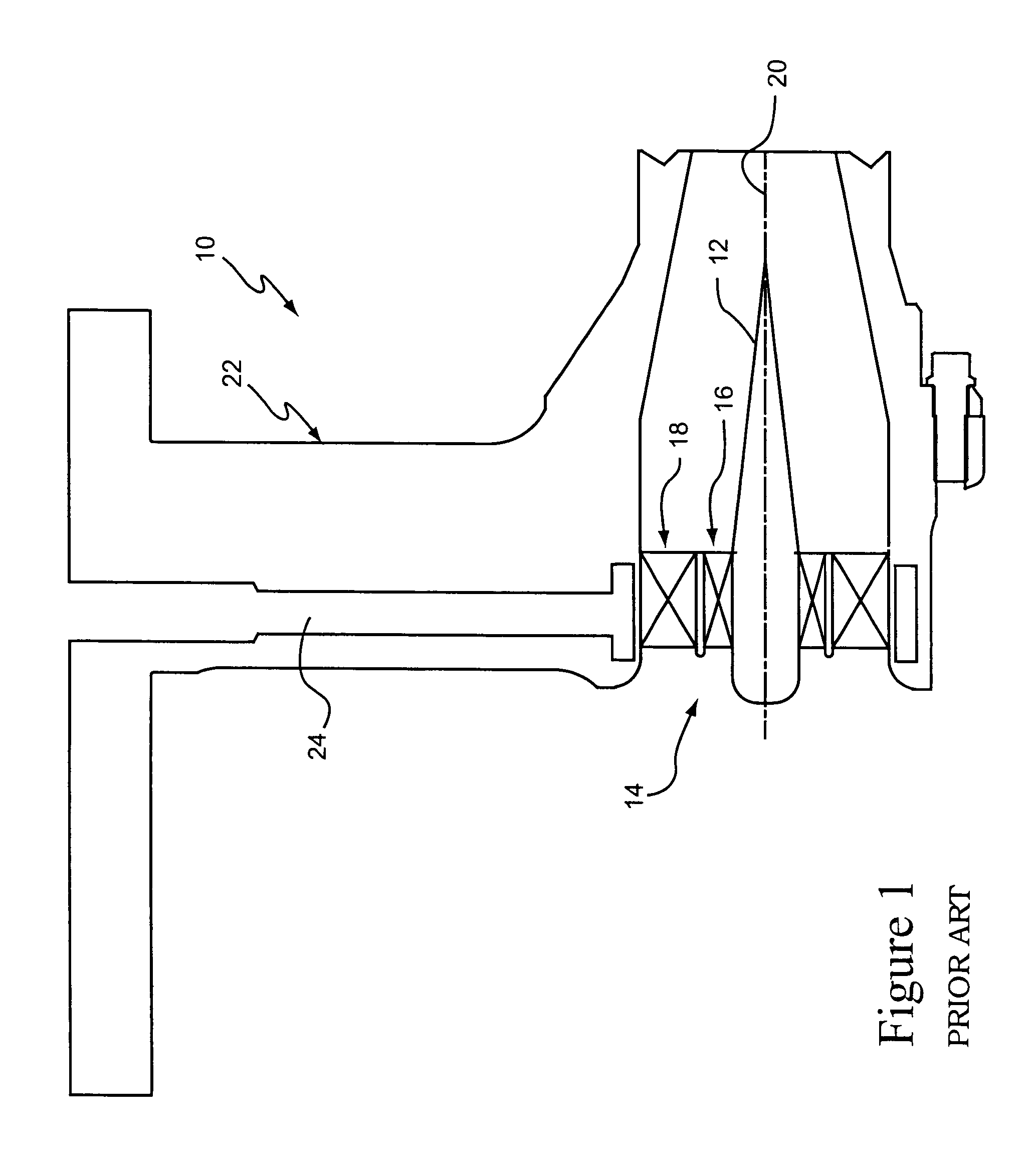 Burner tube and method for mixing air and gas in a gas turbine engine