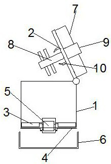 Compound feed stirring and granulating device