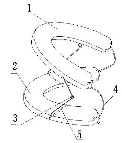 Integral-type initiative oral cavity mouth gag