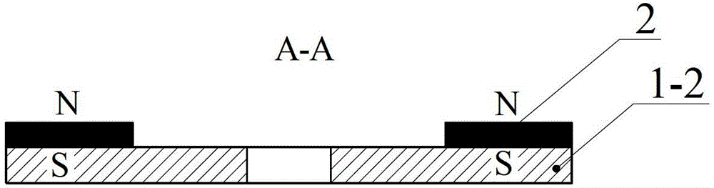 Multi-phase fault-tolerant permanent magnet synchronous motor disk rotor