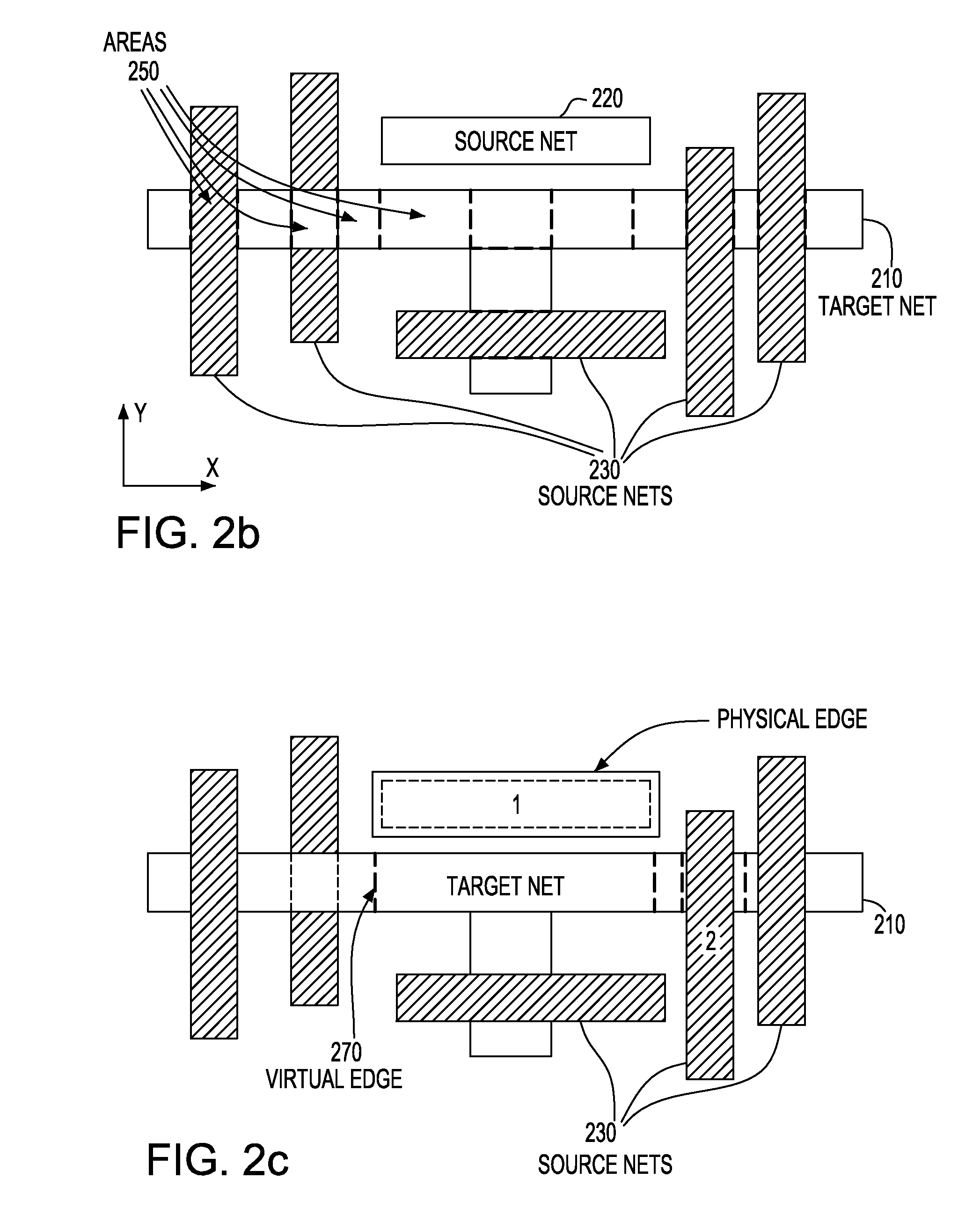 Method for Calculating Capacitance Gradients in VLSI Layouts Using A Shape Processing Engine