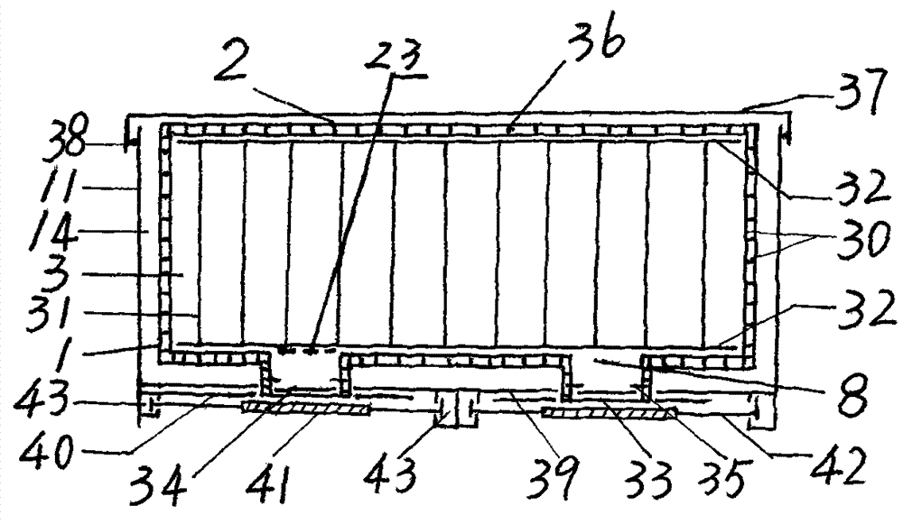 Energy-saving efficient multifunctional heat storage type warming water tank