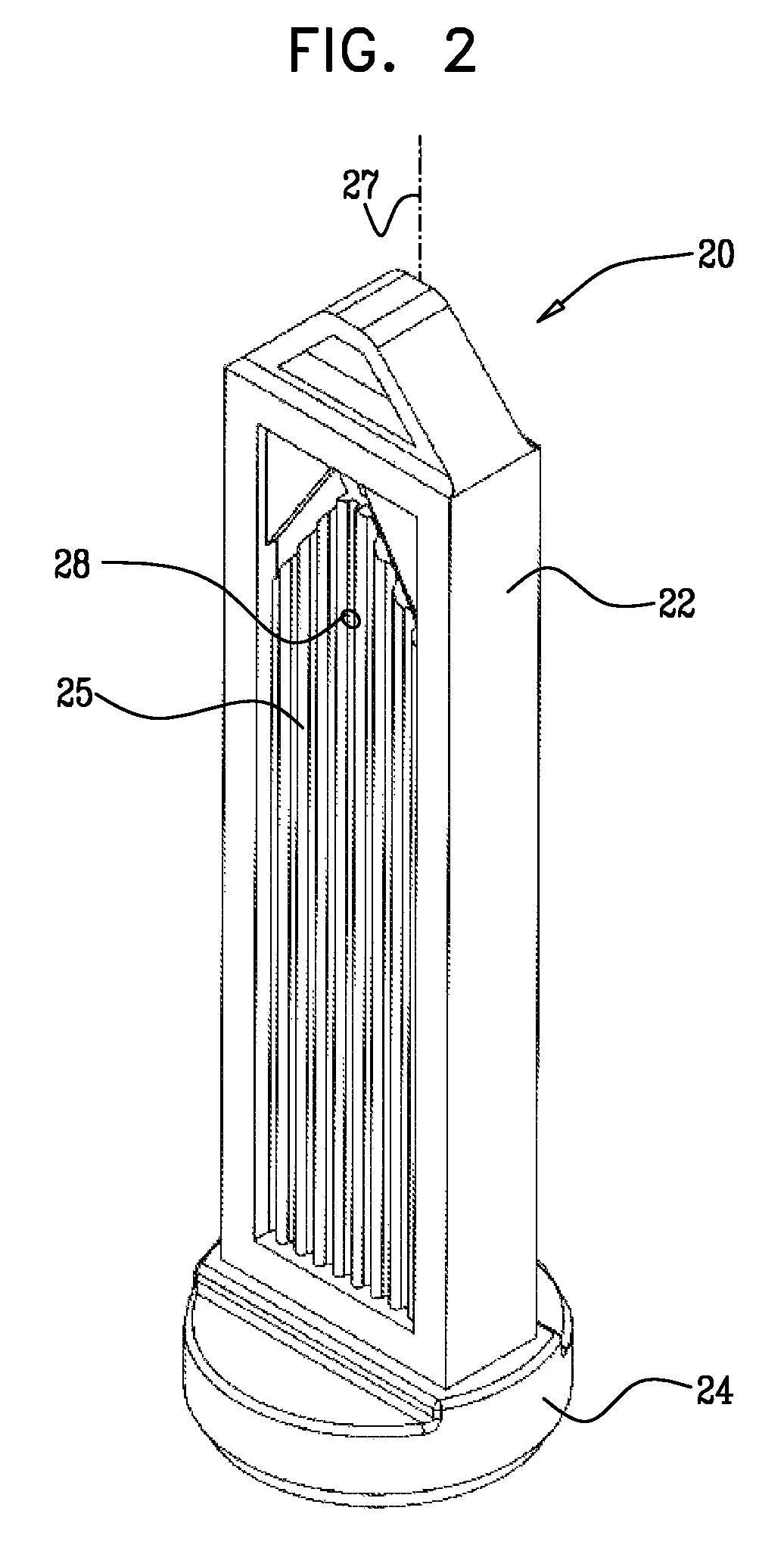 Membrane support for drip chamber