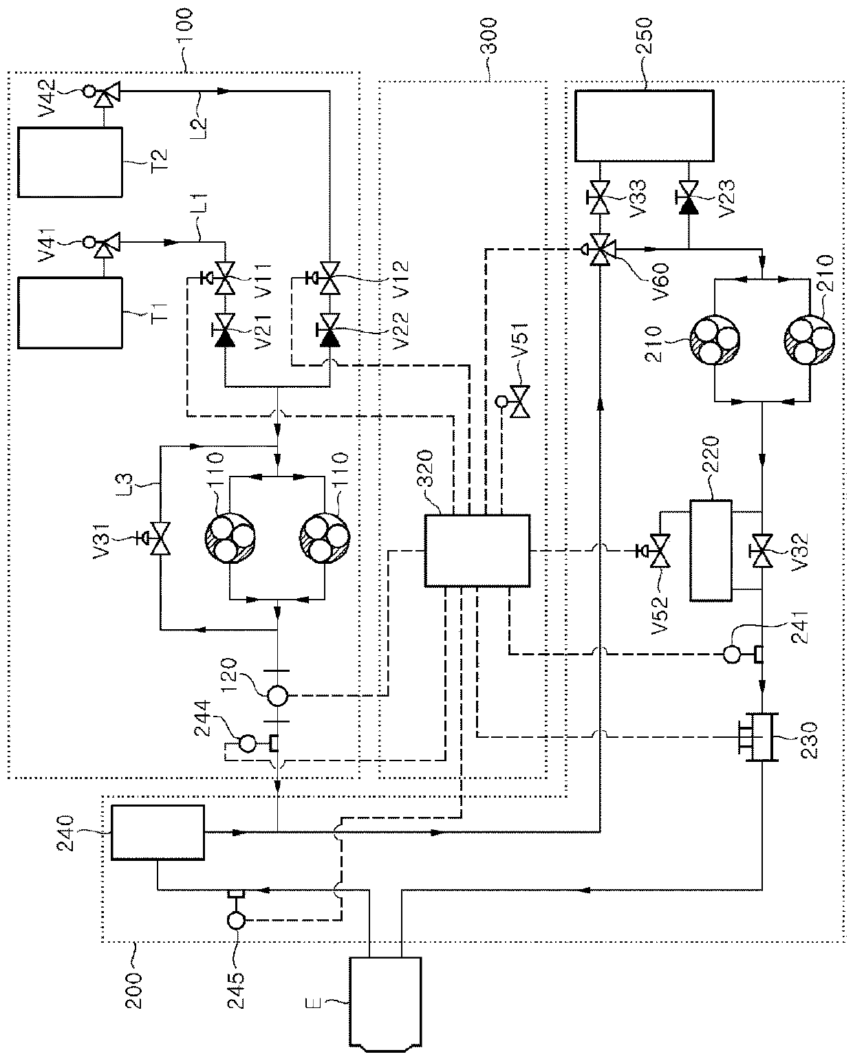 System and method for switching ship fuel oil