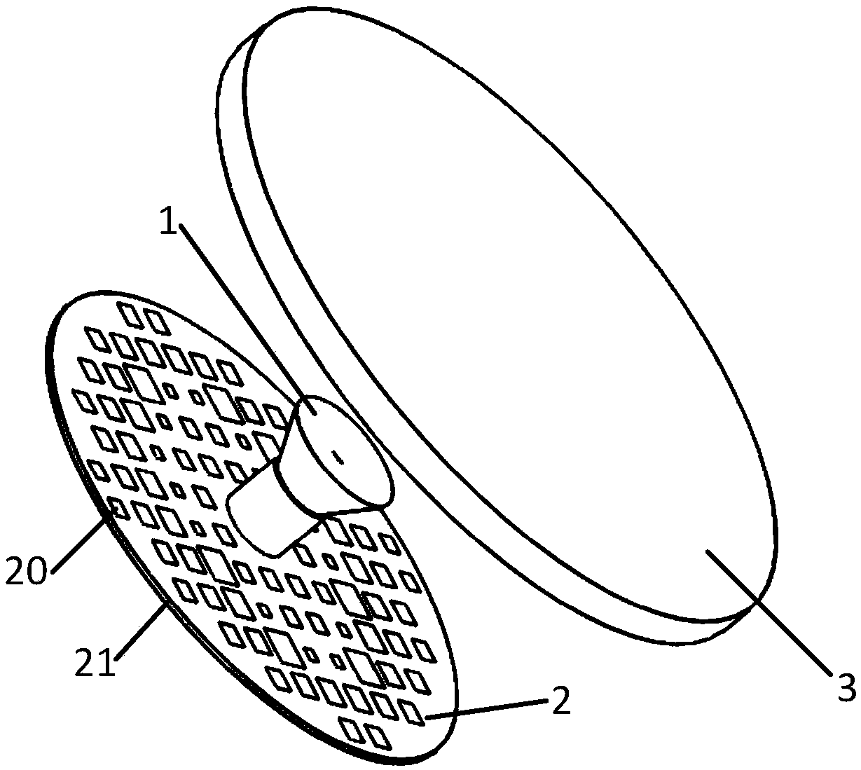 A Low Profile Lens Antenna Based on Reflectarray Feed