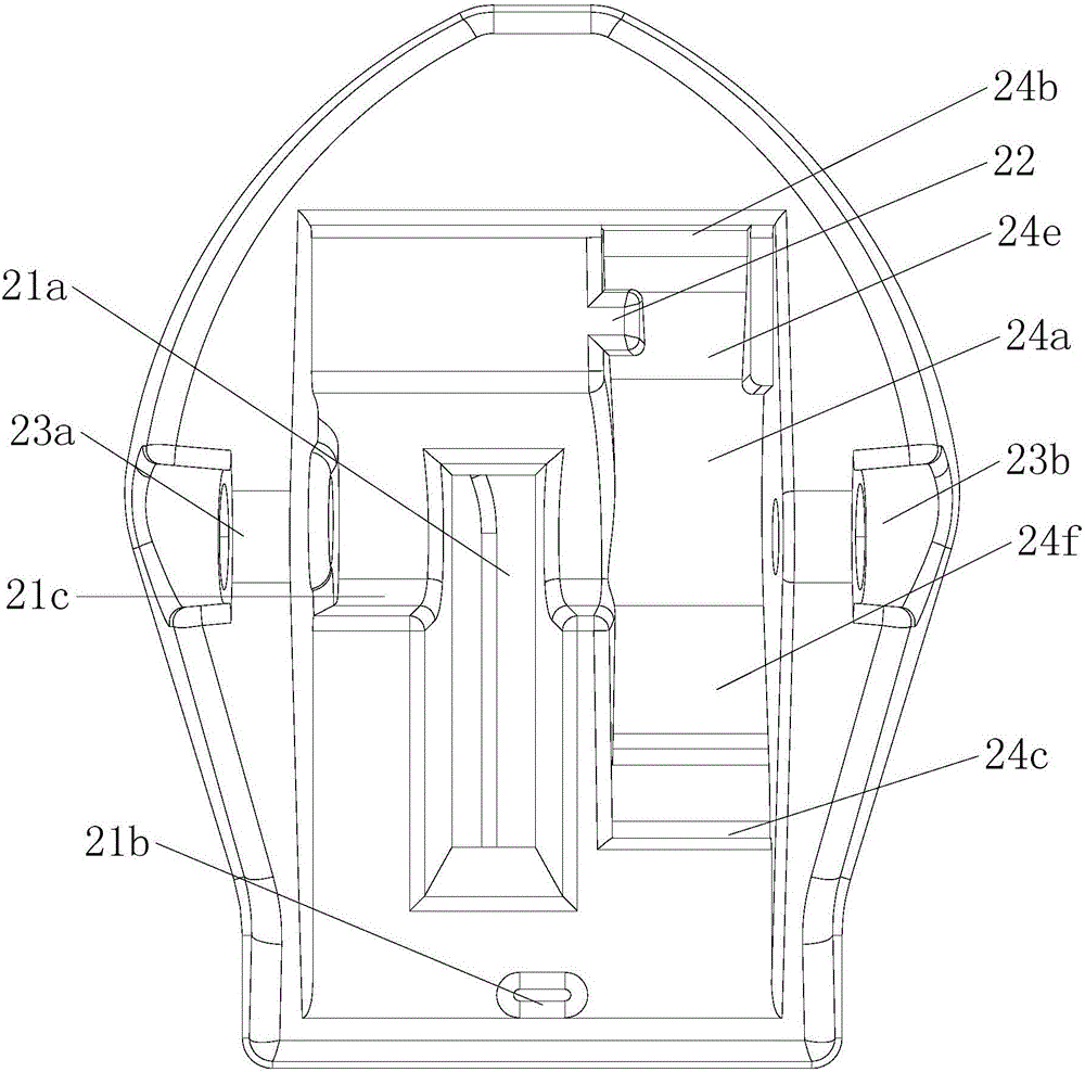 Elastic piece pulling head