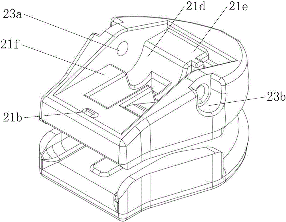 Elastic piece pulling head