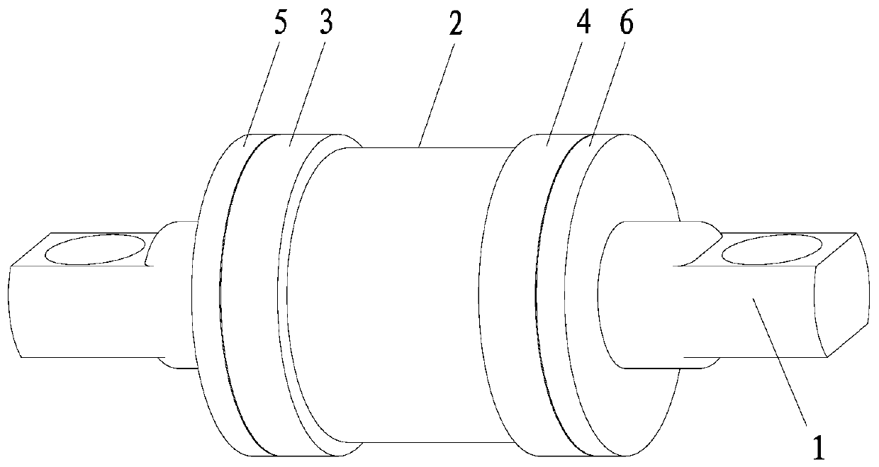 Joint and support pin assembly