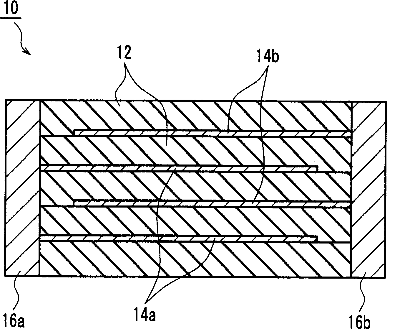 Ceramic laminated body and its manufacturing method