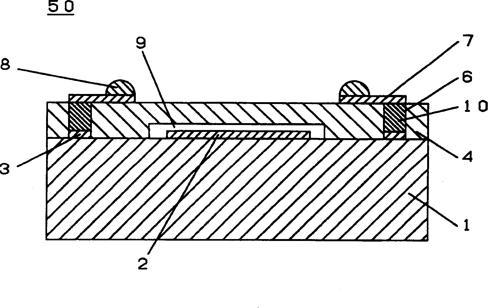 Electronic element and its manufacturing method