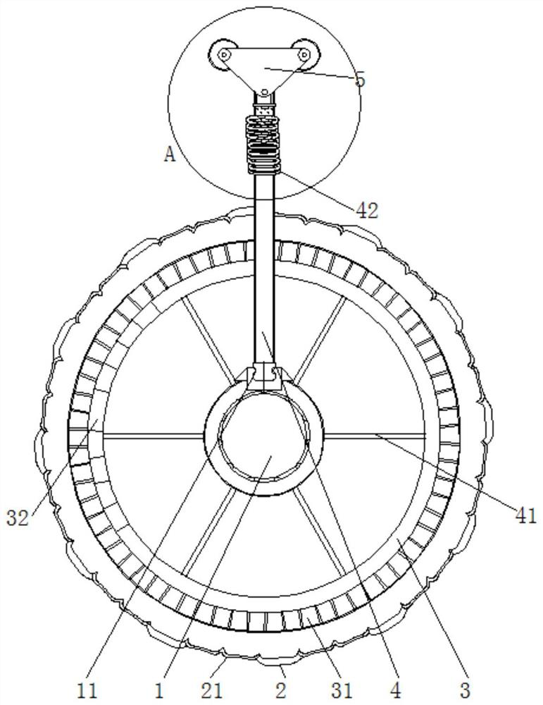 Axle self-lubricating device for balance car