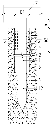 Prefabricated sleeve pipe pile capable of eliminating friction force of swelling-shrinking soil layer, and construction method thereof