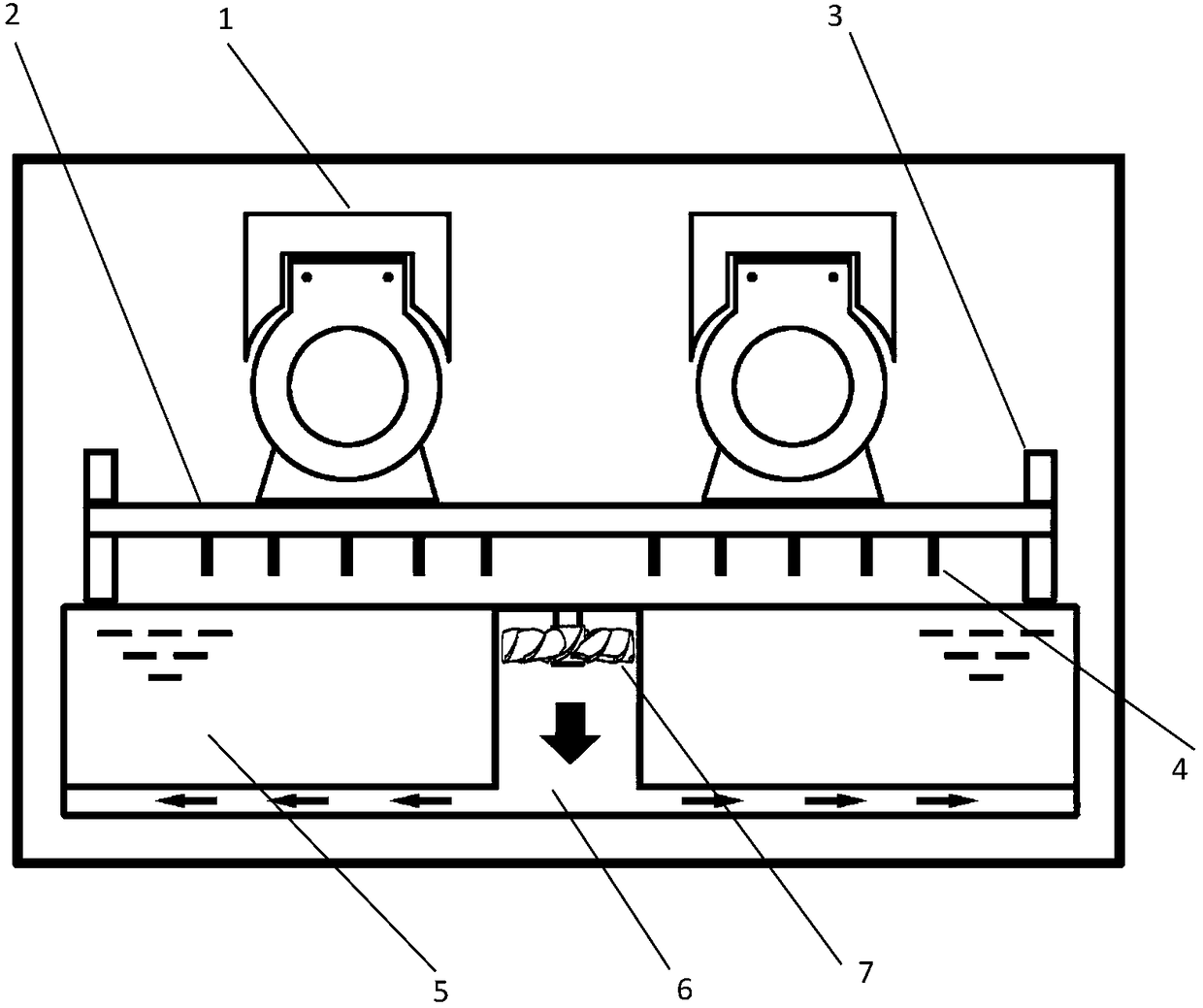 Polar power generation cabin with temperature equalizing device