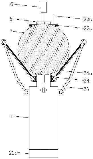 Drug processing device for oncology department