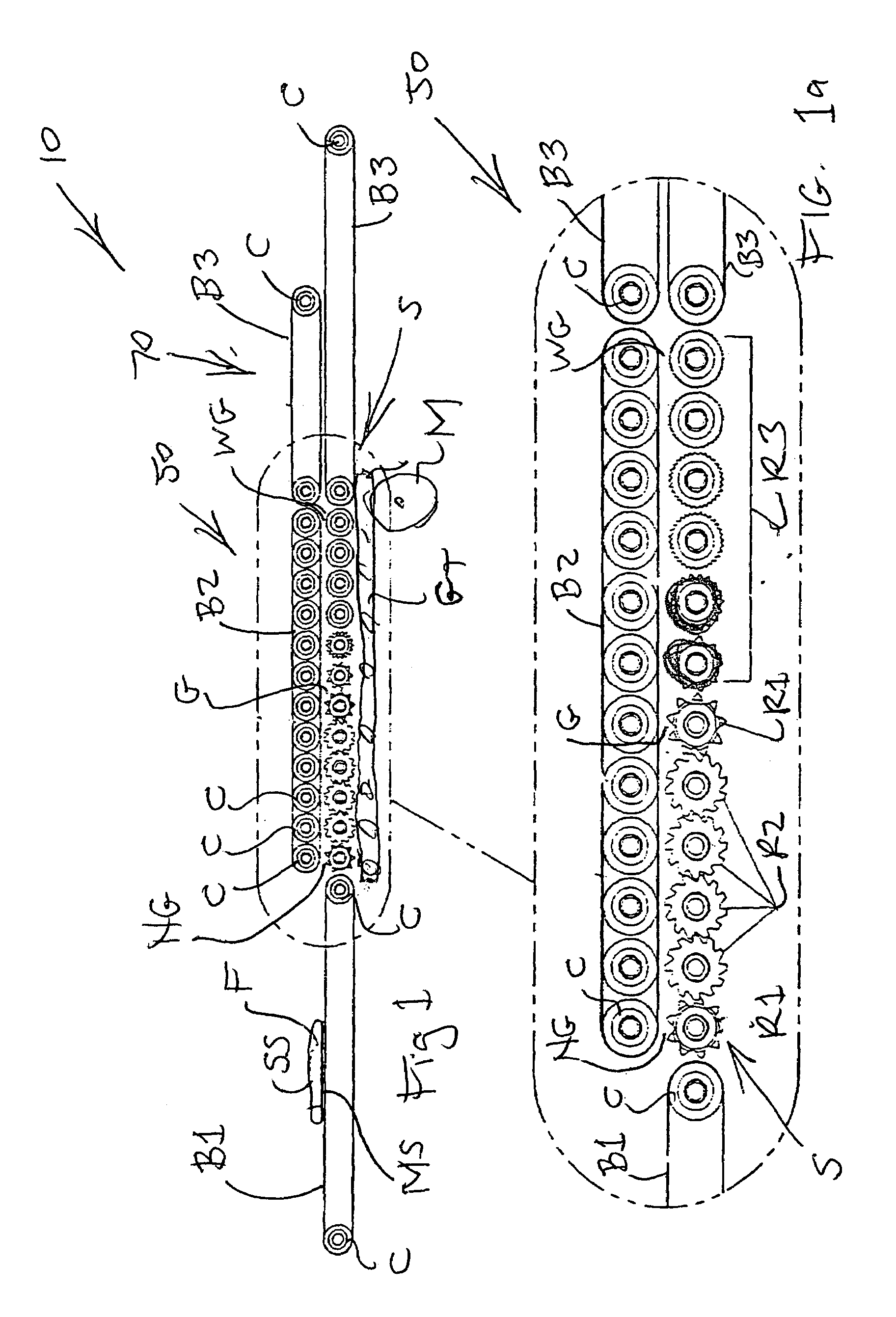 Belt and roller flattening apparatus